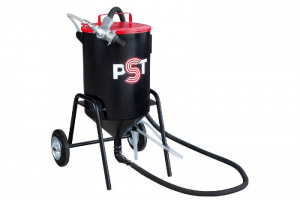 Пескоструйный аппарат PST-ИМ-30 бак,сито,крышка,инжекторный пистолетс соплом 8 мм, рукав